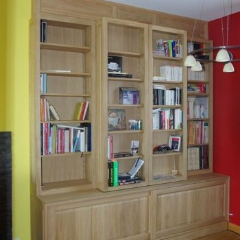 Bibliothèque coulissante meuble TV - Eaubonne - Val d'Oise 95