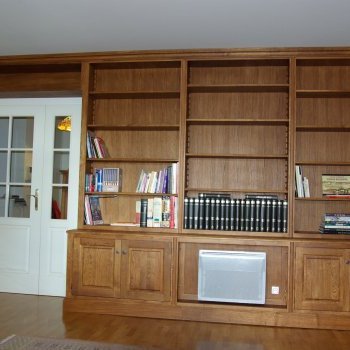 Bibliothèque et meuble TV - Paris 20ème