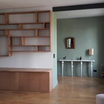 Bibliothèque et bureau - Crépy en Valois - Oise 60